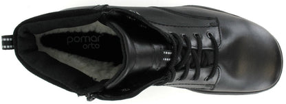 AARO Men´s +plus ankle boots, laces, zipper( 48119-100)
