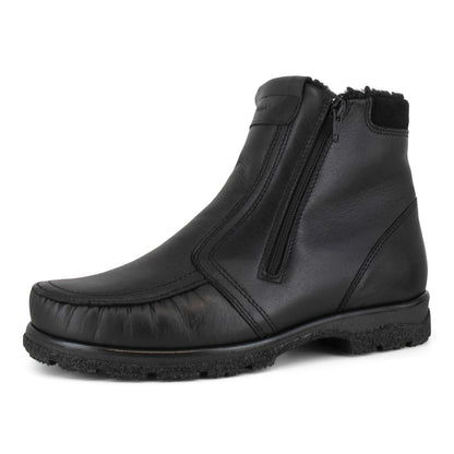 TAMMI Men`s  +plus moccasin ankle boot (48128-100)