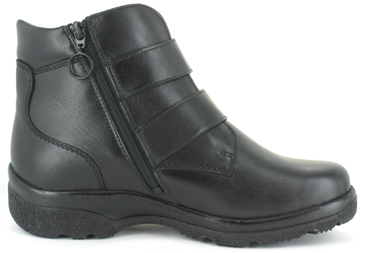ANTTI Men´s Pomar +plus ankle boots, zippers, velcro (48131-100)