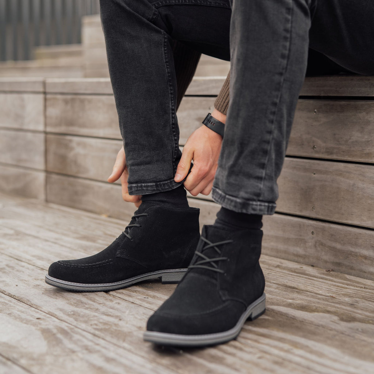 RUSO Moc-Toe Chukka boots(48256-400)