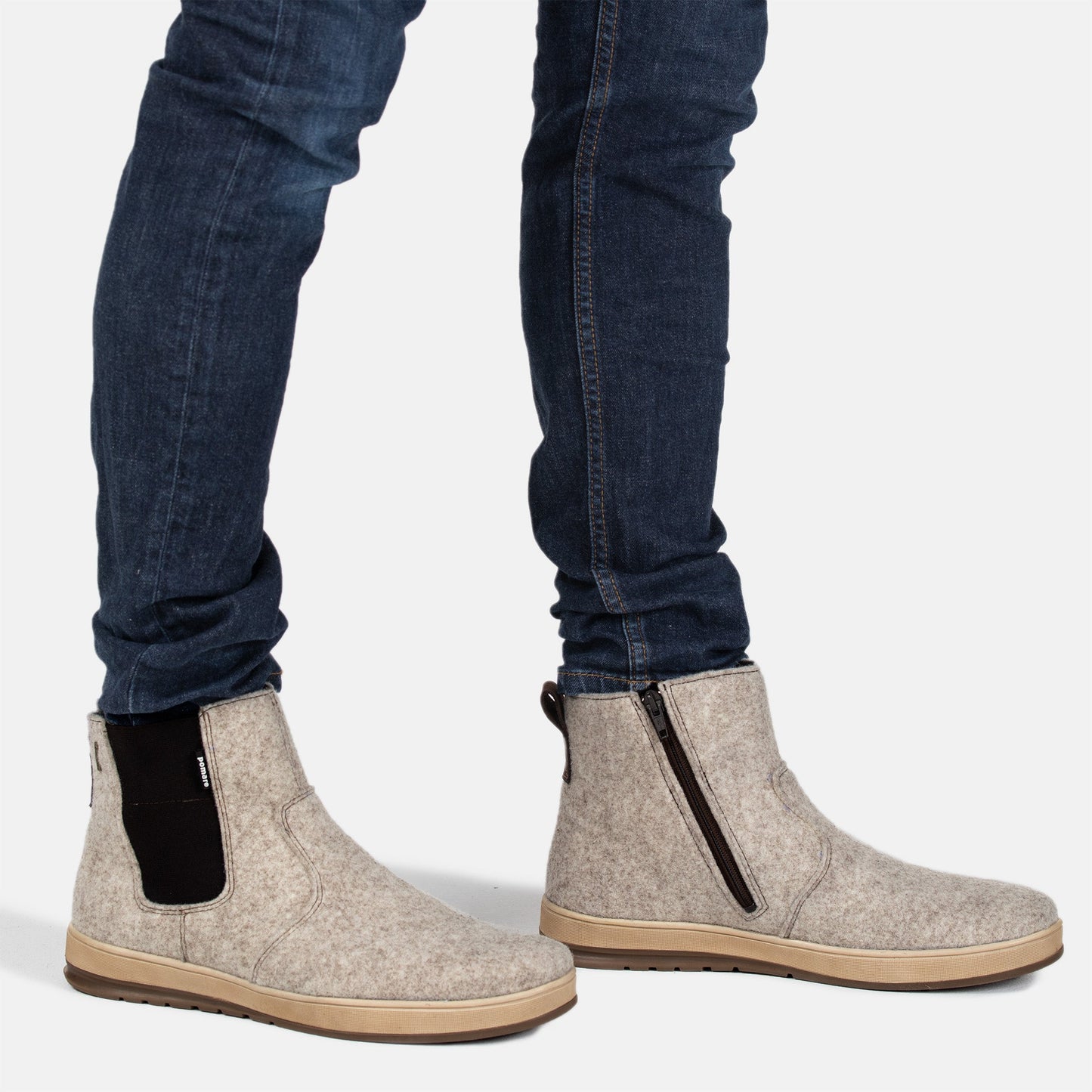 MÄKI Men's GORE-TEX® felt Chelsea boots (64224-132)