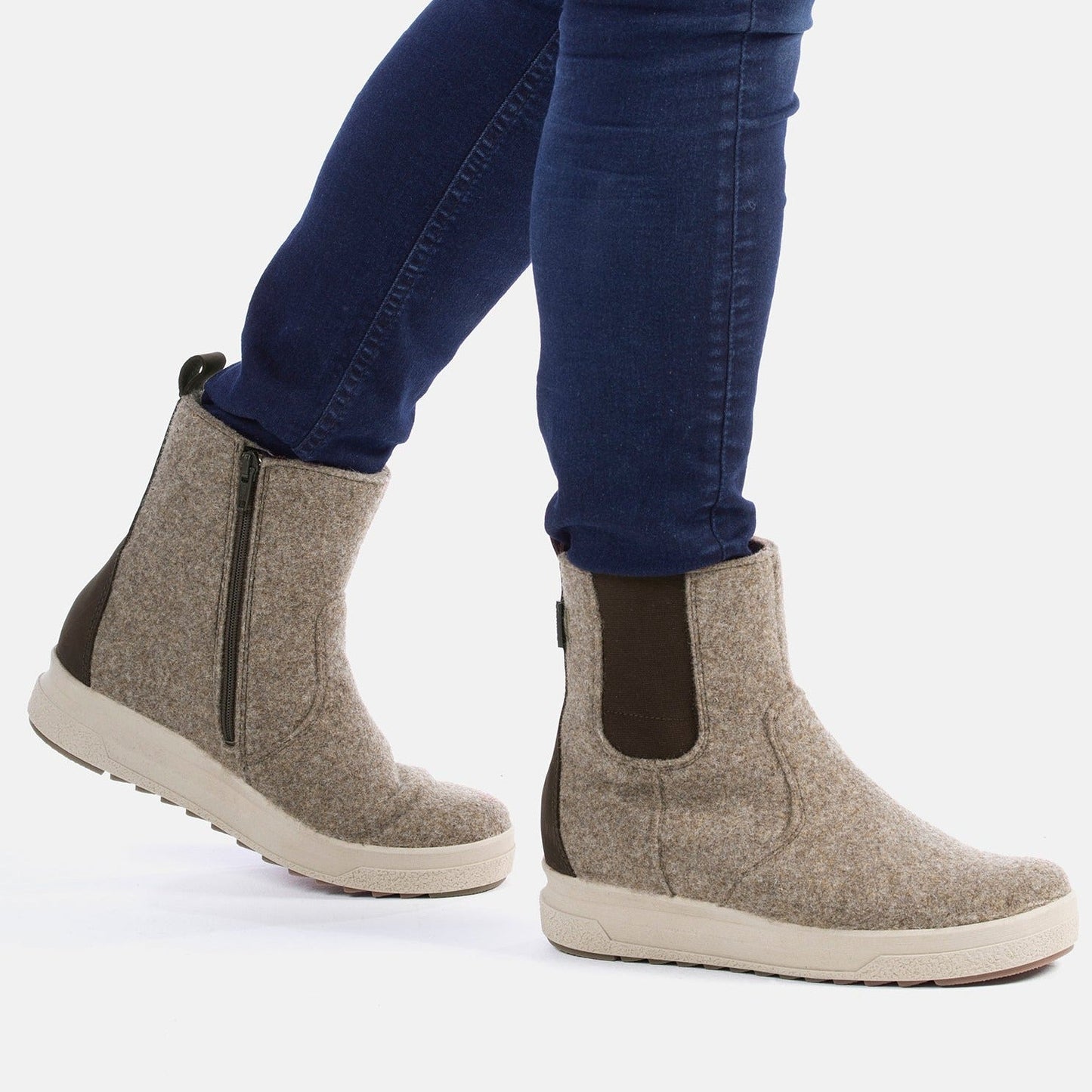 MALLA Women's GORE-TEX® Felt Chelsea boots (35977-112)