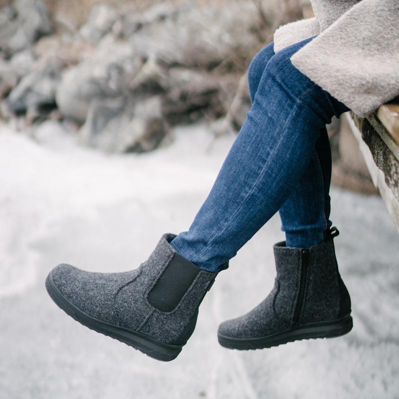 MALLA Women's GORE-TEX® Felt Chelsea boots (35977-115)
