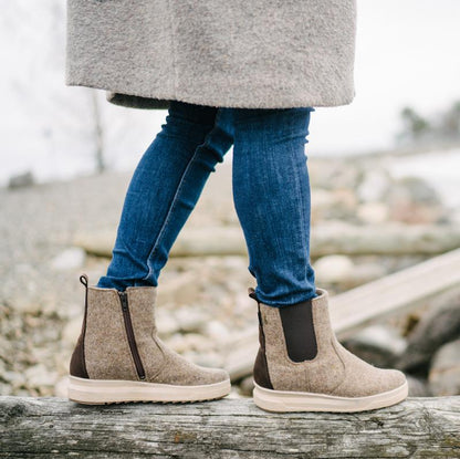 MALLA Women's GORE-TEX® Felt Chelsea boots (35977-112)